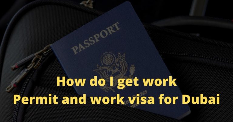 work permit and work visa for Dubai